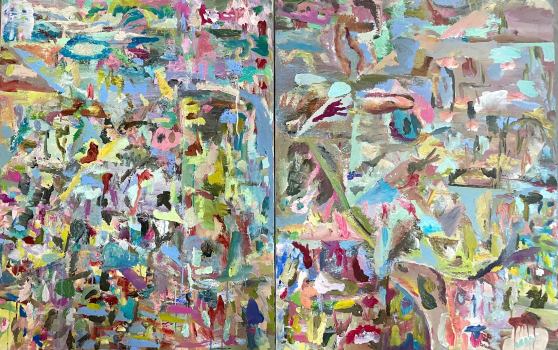 one thousand times no (diptych)